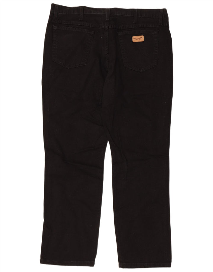 WRANGLER Ανδρικό Texas Straight Jeans W40 L30 Μαύρο βαμβακερό