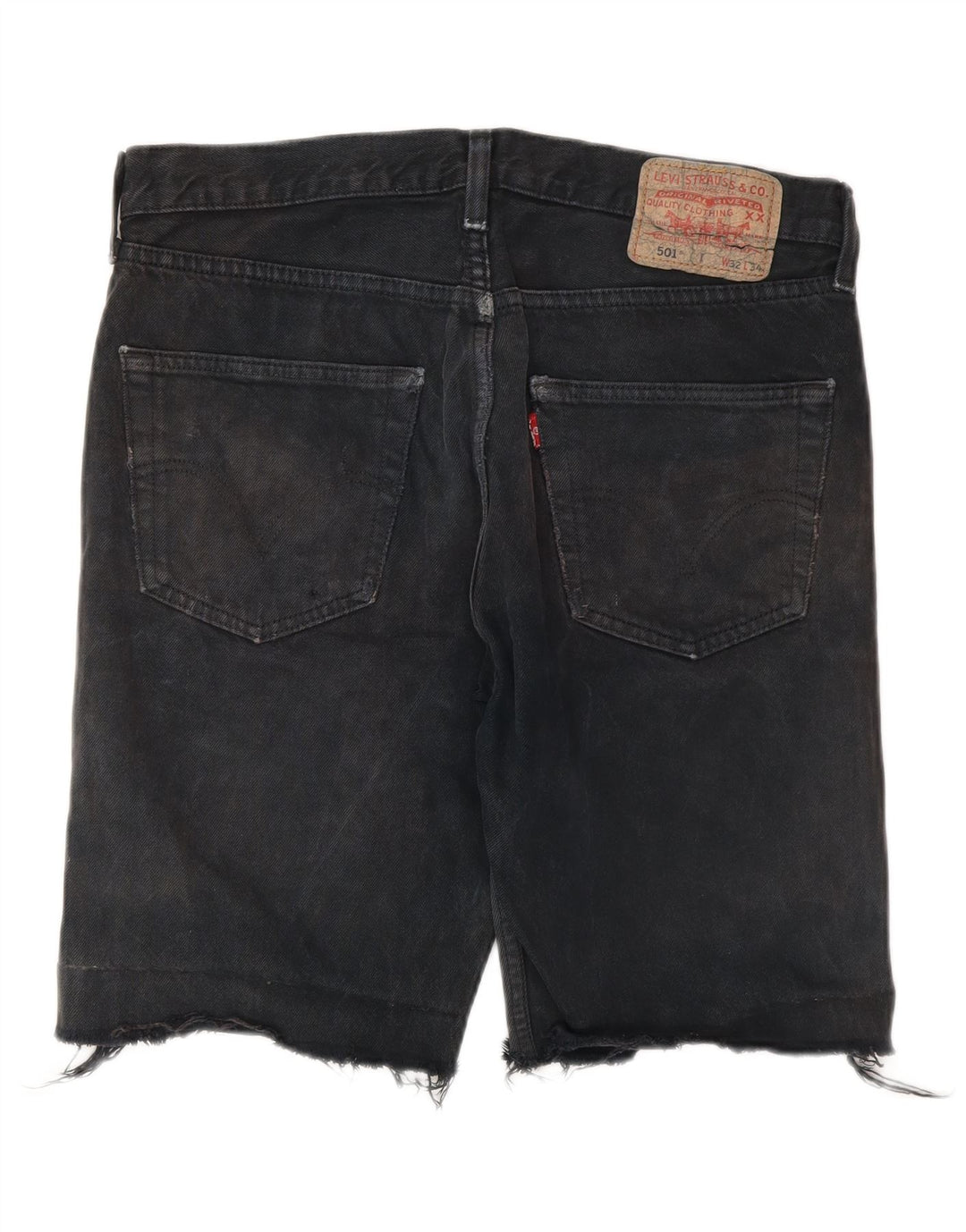 LEVI'S Ανδρικό τζιν σορτς 501 W32 Μεσαίο μαύρο βαμβακερό
