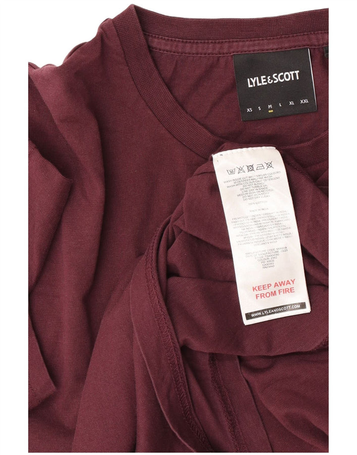 Ανδρικό T-Shirt Lyle & Scott Top από μεσαίο βαμβακερό καφέ