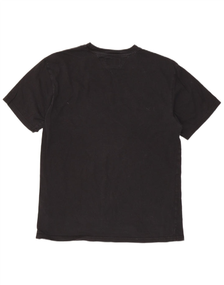 Ανδρικό γραφικό T-Shirt Tommy Hilfiger Top Medium Μαύρο