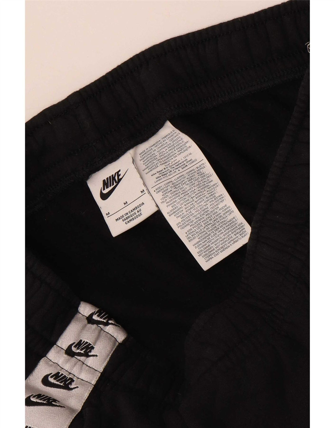 Ανδρικές φόρμες γραφικών Nike παντελόνια Joggers Medium Black Colourblock