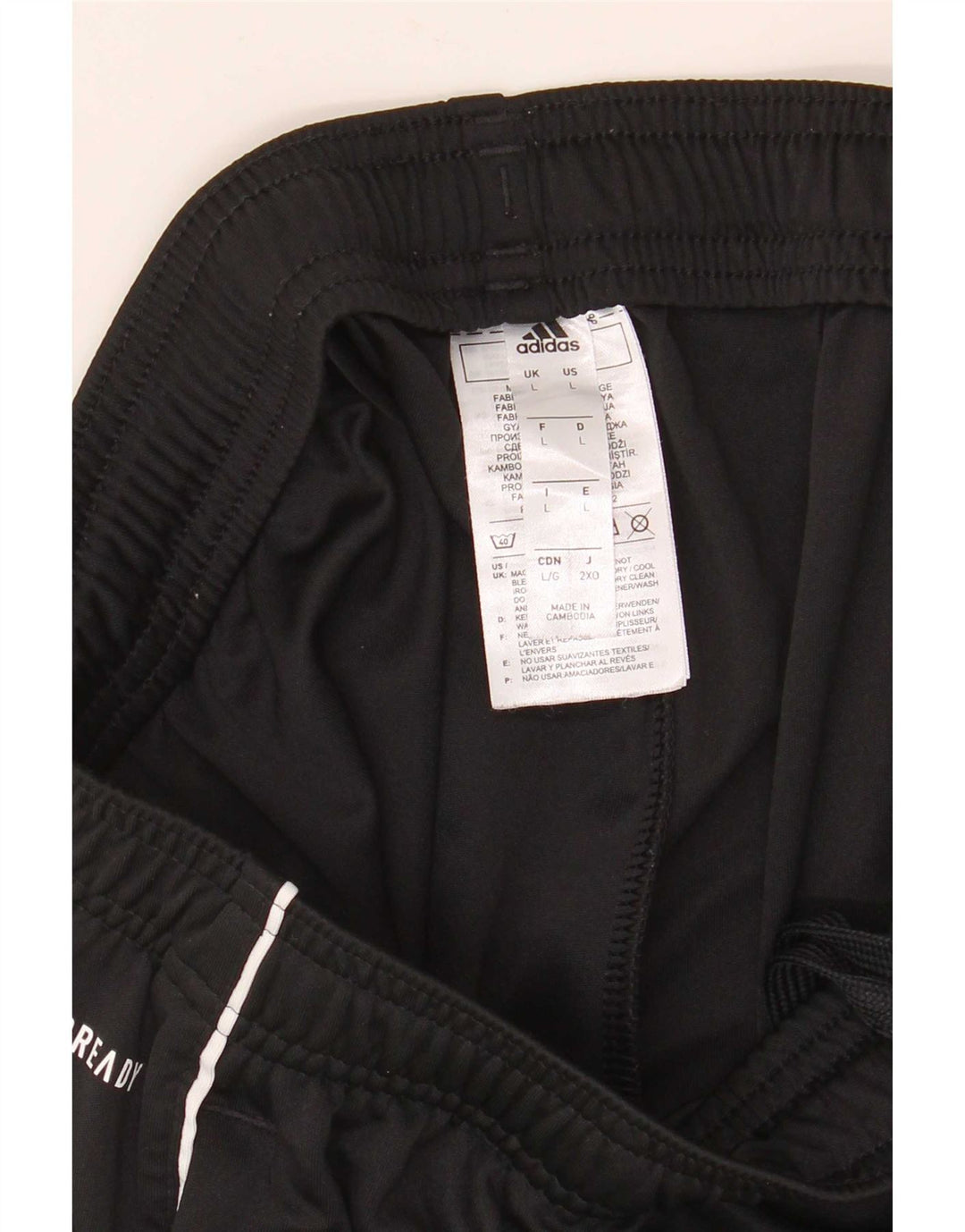 Ανδρικό σορτς Adidas Aeroready Αθλητικό μεγάλο μαύρο πολυεστέρα