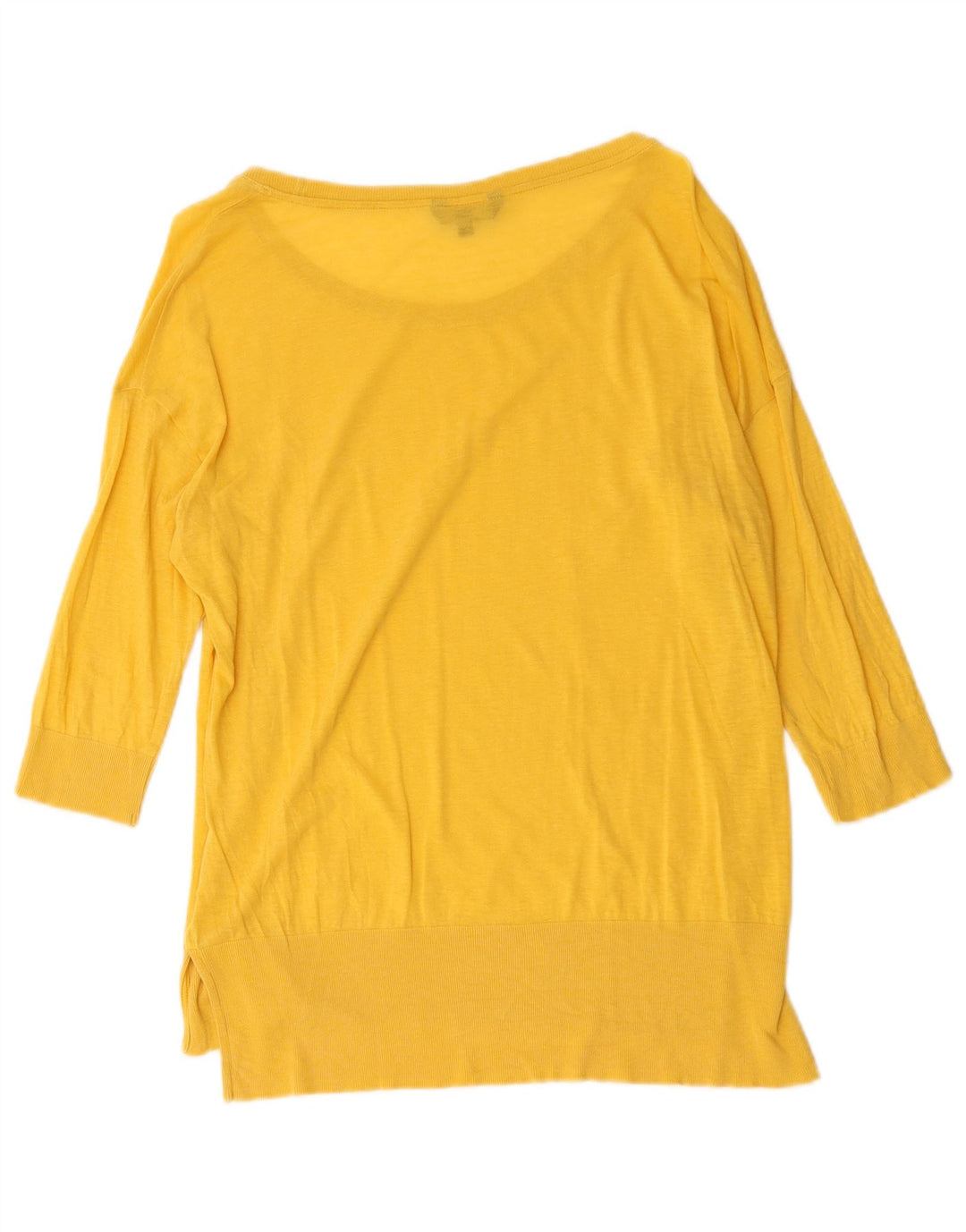 Massimo Dutti Γυναικείο Μπλουζάκι 3/4 Μανίκι UK 18 XL Κίτρινο
