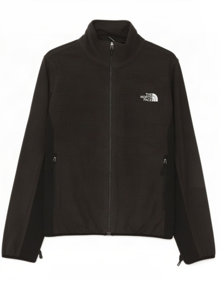 The North Face Womens Liner Fleece Jacket UK 14 Medium Black Polyester