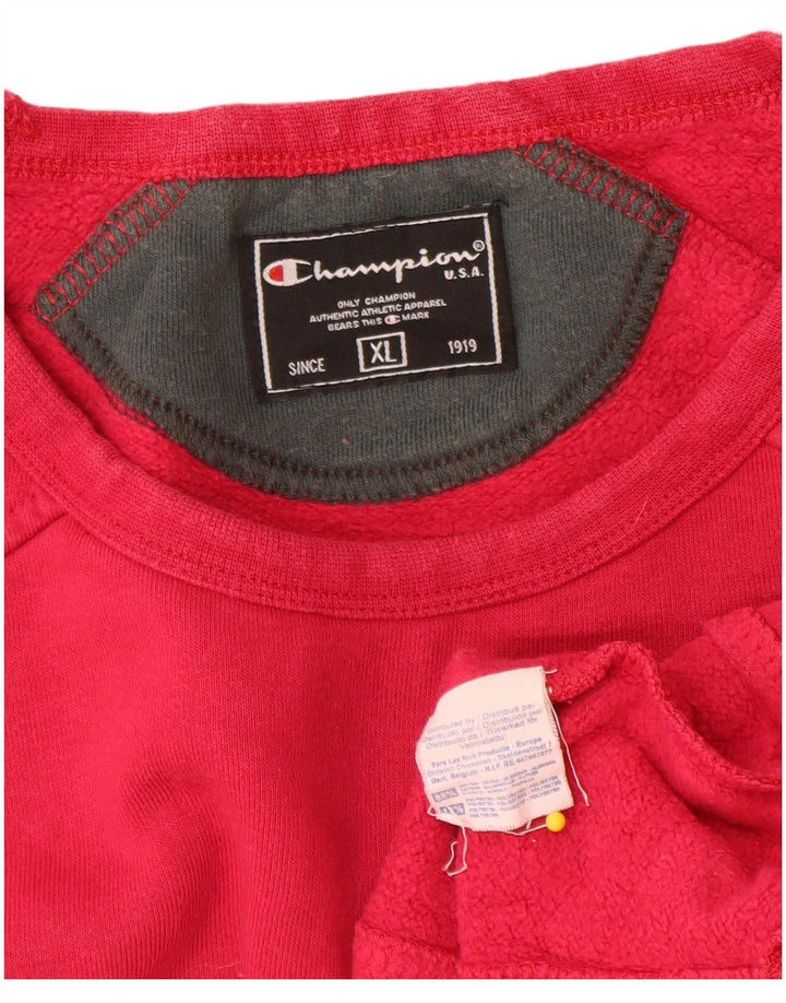Ανδρική γραφική φούτερ Champion Jumper XL Pink Cotton