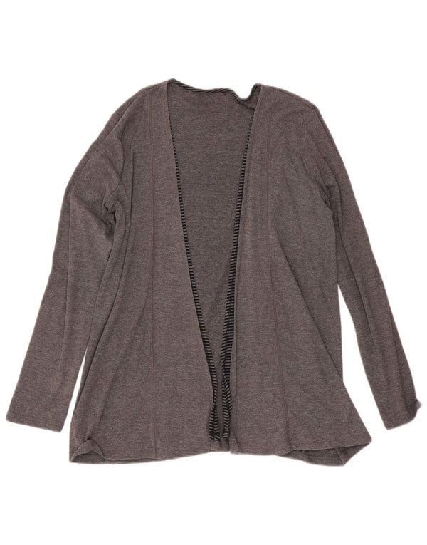 Marks & Spencer Γυναικείο πουλόβερ Longline Cardigan UK 14 Medium Grey