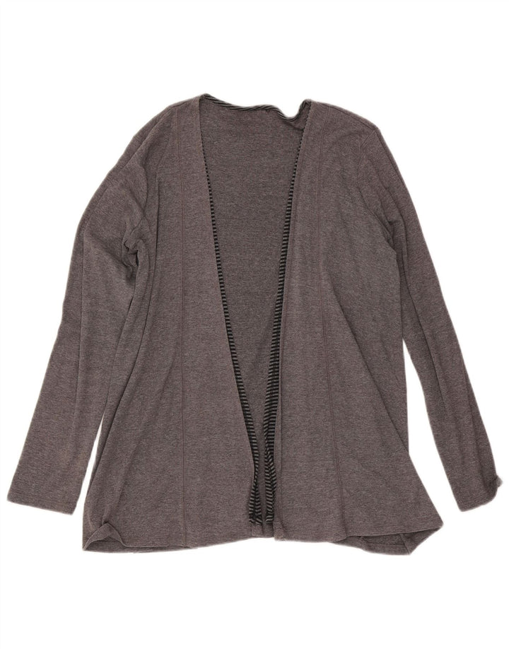 Marks & Spencer Γυναικείο πουλόβερ Longline Cardigan UK 14 Medium Grey