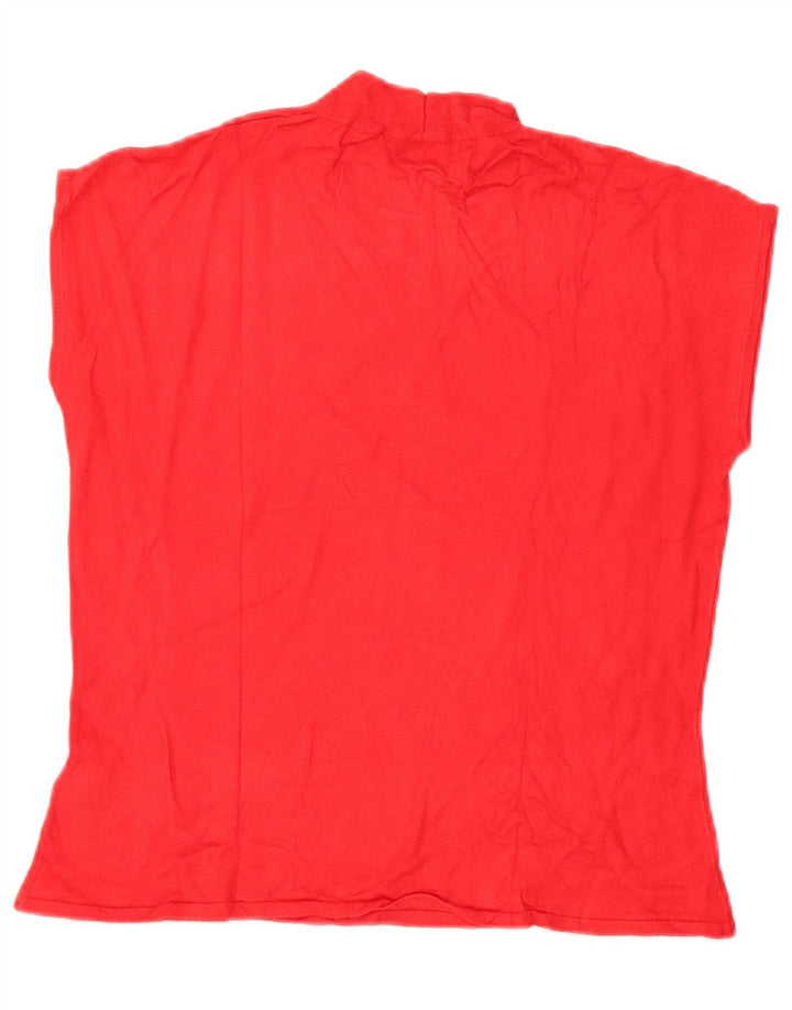 Marks & Spencer Γυναικείο γιλέκο Tank Top UK 14 Μεγάλη κόκκινη βισκόζη