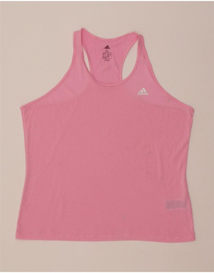 ADIDAS Γυναικείο γιλέκο Climalite Top UK 20/22 XL Pink Polyester