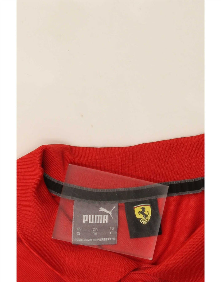 Ανδρικό πουκάμισο πόλο Puma XL Κόκκινο