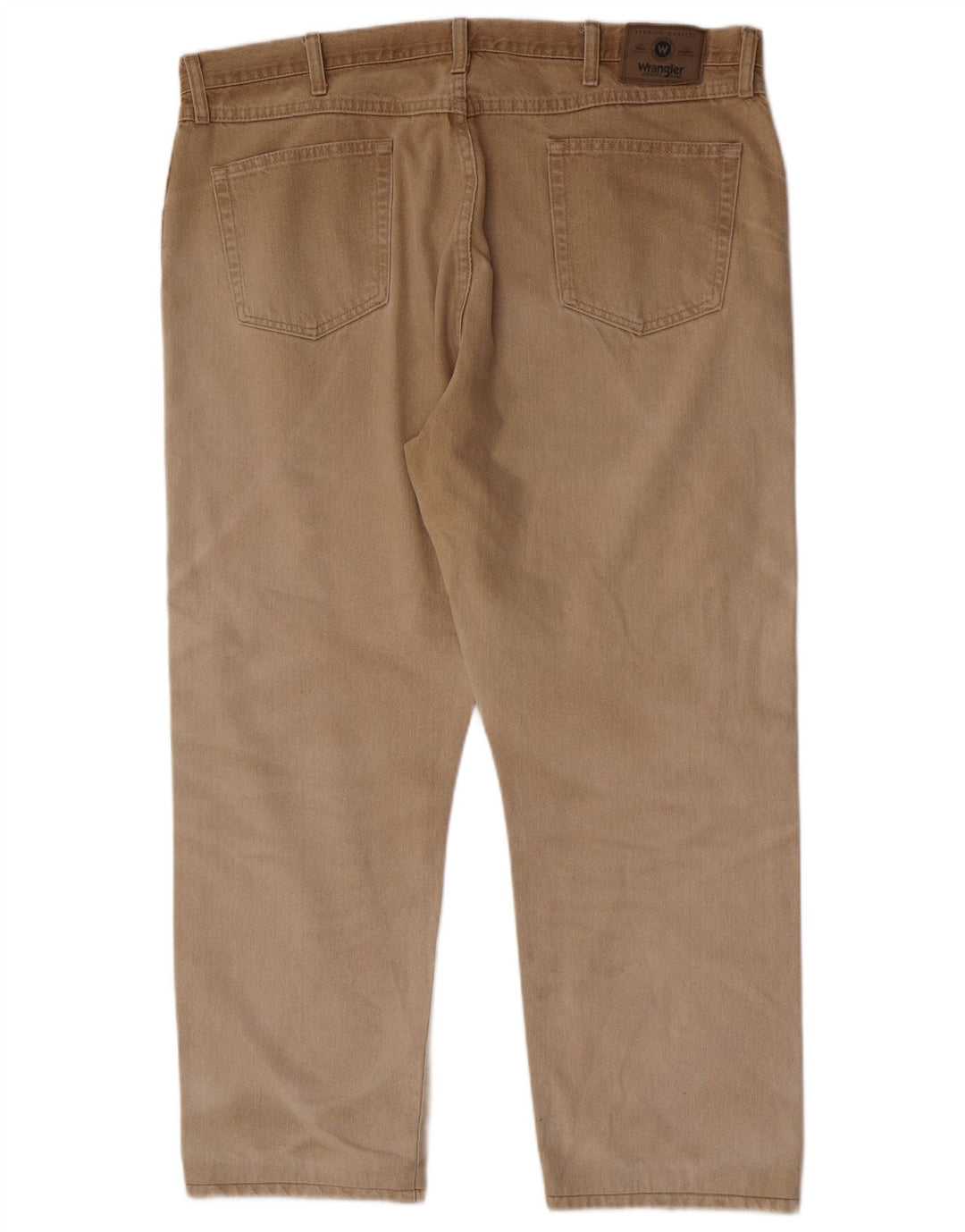 Ανδρικό τζιν ίσιο Wrangler W42 L30 Μπεζ βαμβακερό