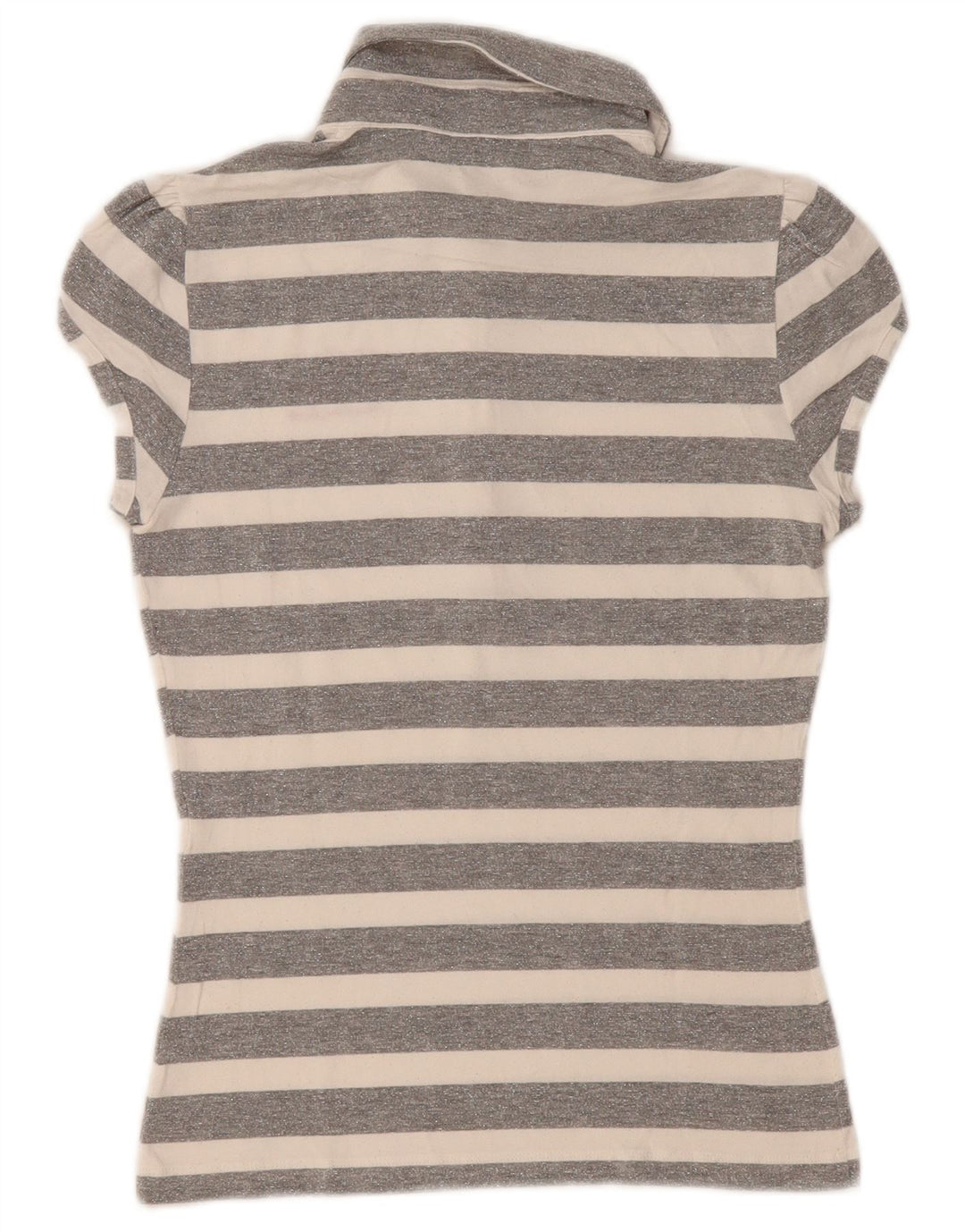 Moschino Γυναικείο πουκάμισο Polo Graphic IT 42 Medium Grey ριγέ