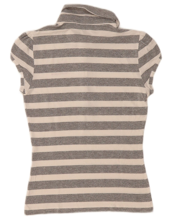 Moschino Γυναικείο πουκάμισο Polo Graphic IT 42 Medium Grey ριγέ