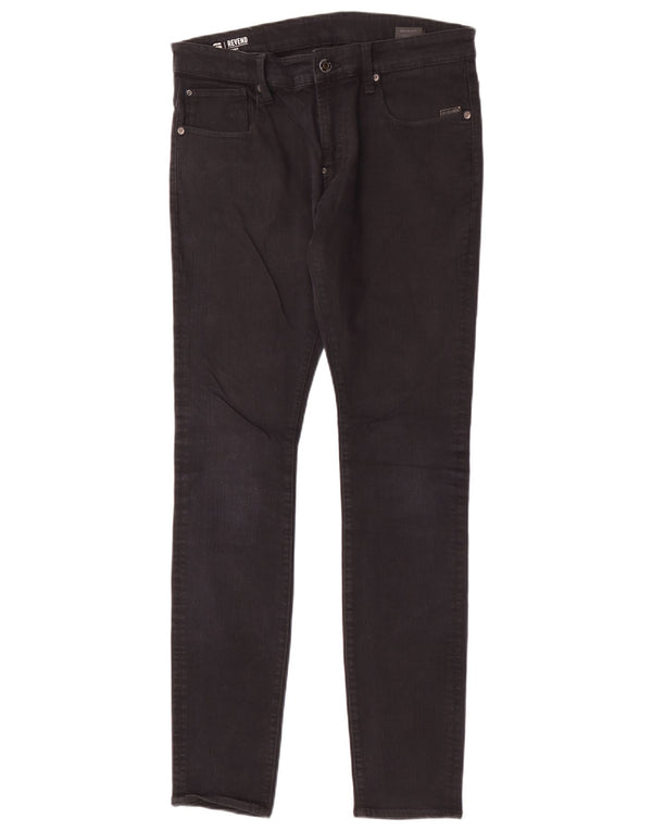 Ανδρικά G-Star Revend Skinny Jeans W33 L34 Μαύρο βαμβακερό