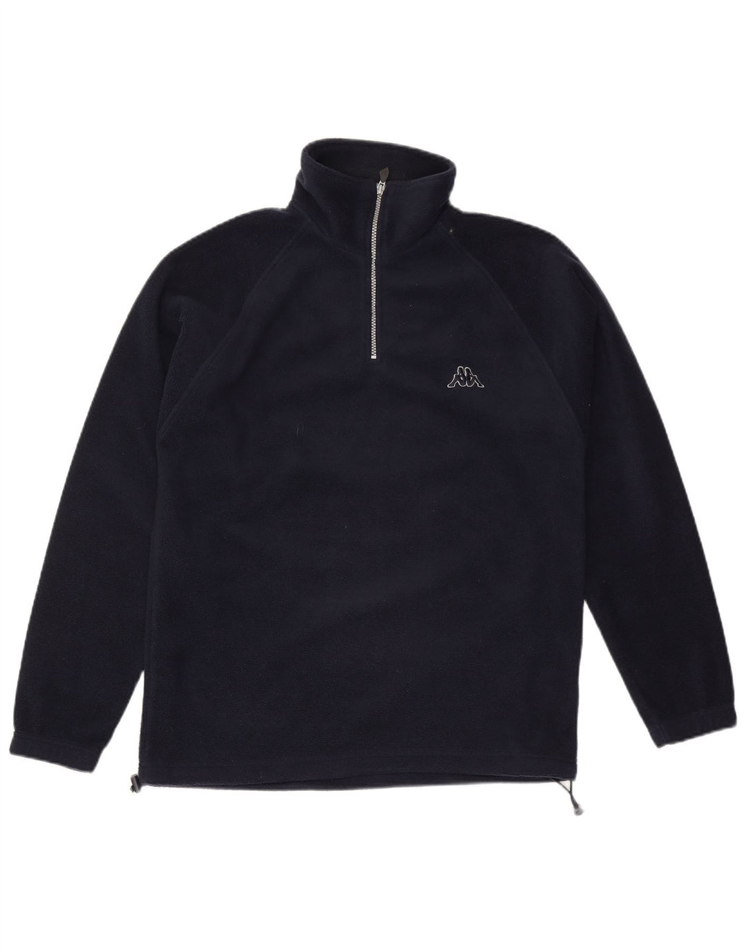 Kappa Ανδρικό φερμουάρ Fleece Jumper Μικρό Navy Blue Polyester