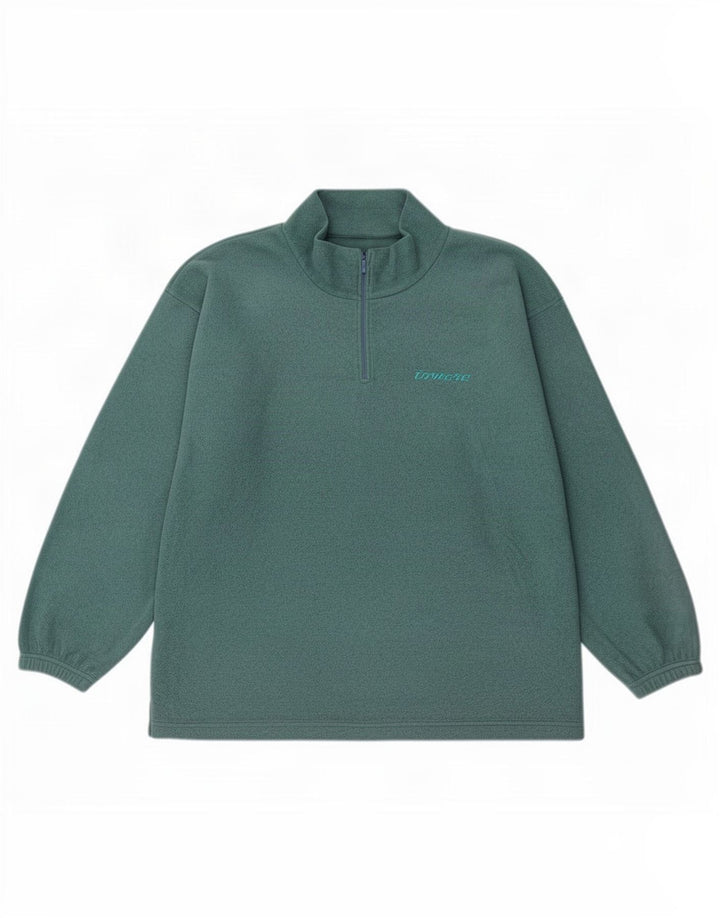Invicta Ανδρικό φερμουάρ Fleece Jumper 2XL Green Polyester