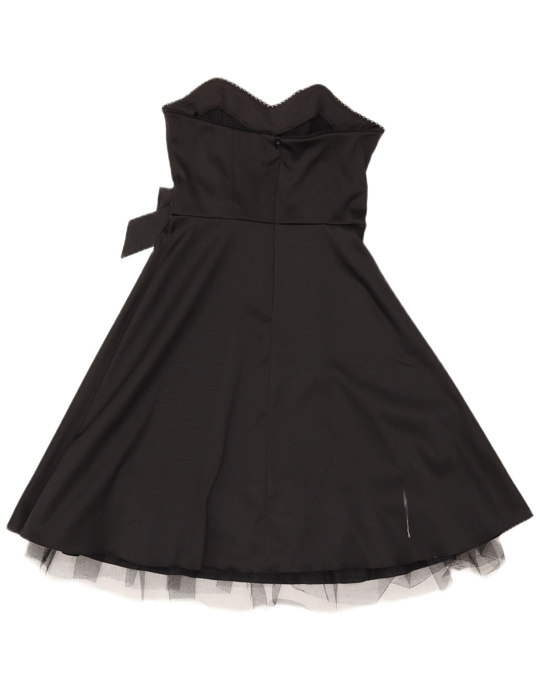 Bay Γυναικείο Στράπλες Φόρεμα UK 10 Small Black Polyester