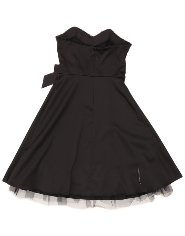 Bay Γυναικείο Στράπλες Φόρεμα UK 10 Small Black Polyester