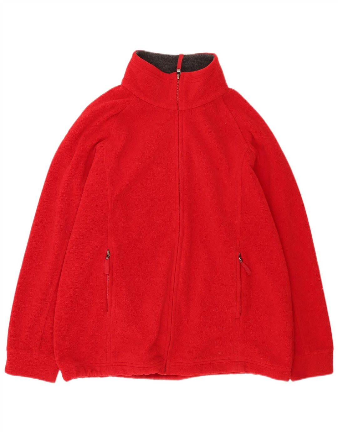 Marks & Spencer Γυναικείο Fleece Jacket UK 14 Large Red Polyester