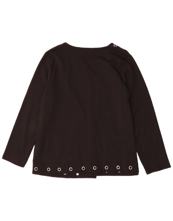 Fiorella Rubino Γυναικείο Oversized Open Blazer Jacket UK 14 Medium Black