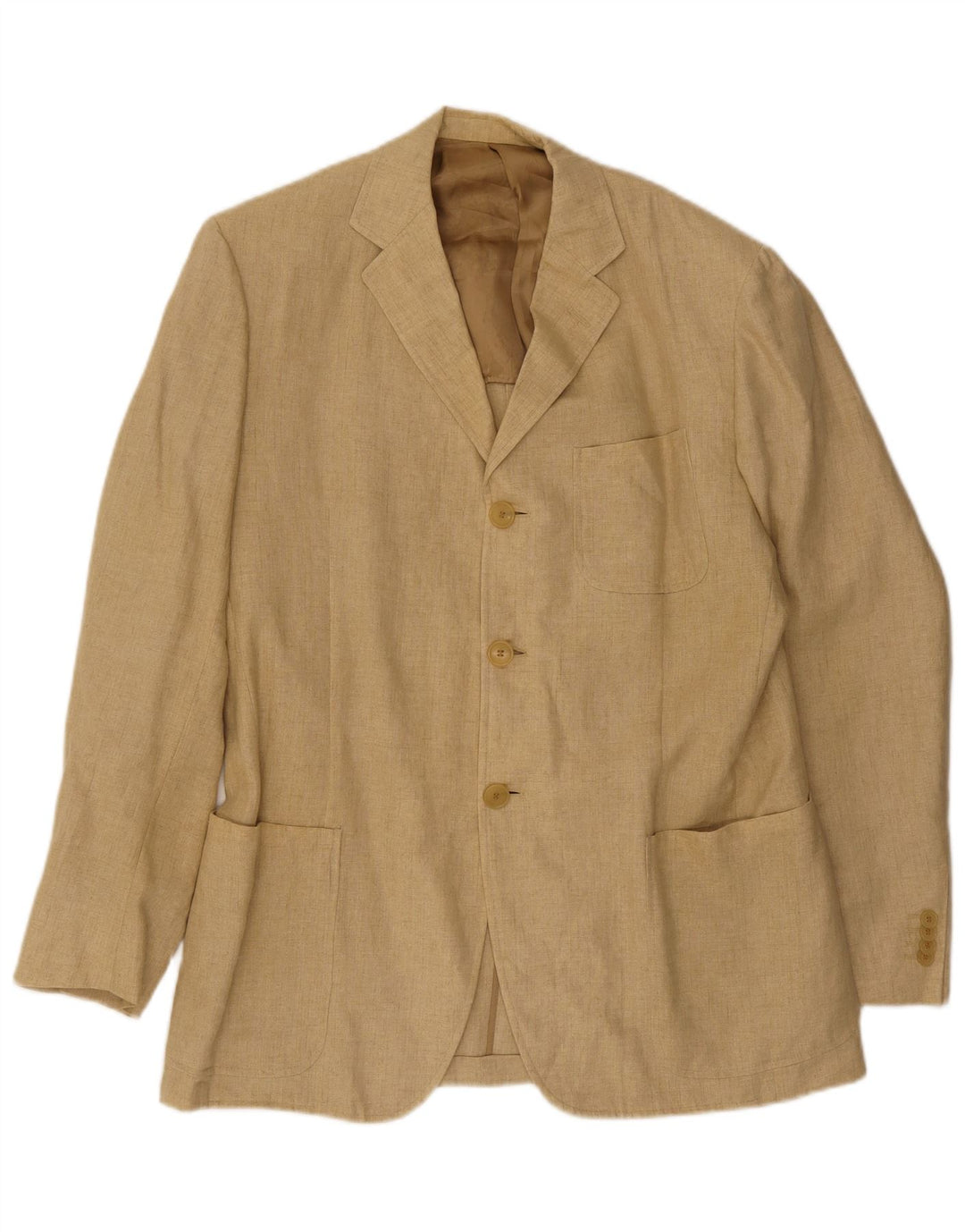 Paul Smith Ανδρικό Μπουφάν Blazer με 3 κουμπιά UK 44 2XL Μπεζ Λινό