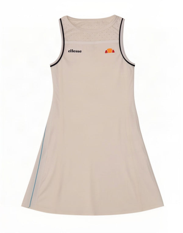 Ellesse Womens Sleeveless Tennis Dress UK 10 Small White Polyamide