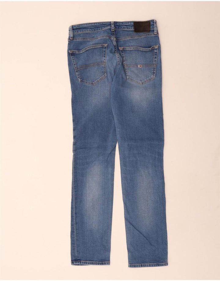 Ανδρικό Slim Jeans Tommy Hilfiger W30 L30 Blue Cotton