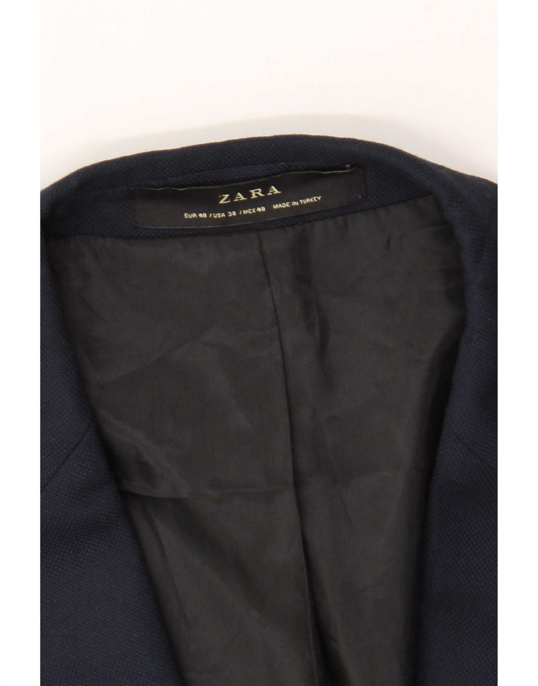 Zara Ανδρικό σακάκι μπλέιζερ με 1 κουμπί EU 48 Medium Navy Blue