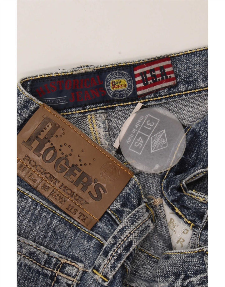 Ανδρικό τζιν Roy Rogers Distressed Straight W31 L33 Μπλε βαμβακερό