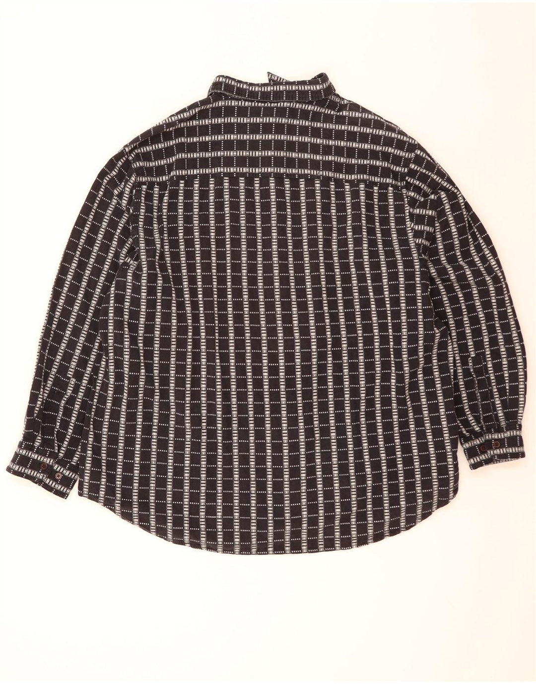 Ανδρικό πουκάμισο Vintage 47/48 2XL Navy Blue Check Cotton