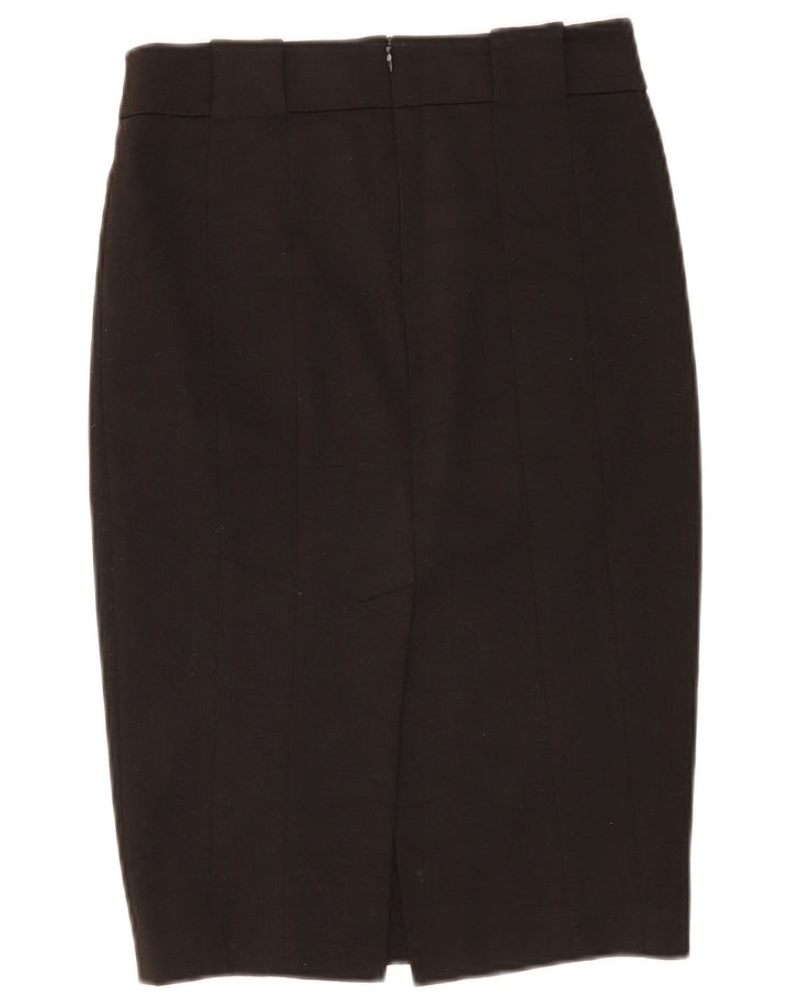 Zara Γυναικεία Pencil Φούστα Small W26 Black Polyester