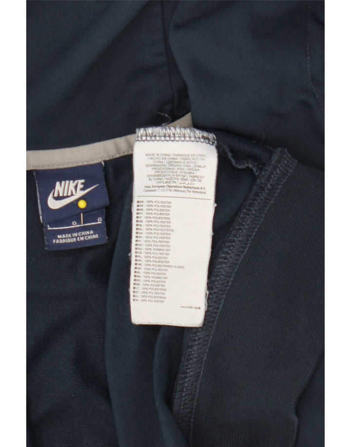 Ανδρικό πουλόβερ Nike με φερμουάρ με κουκούλα, μεγάλο μπλε ναυτικό, πολυεστέρας