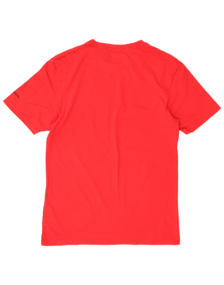 Ανδρικό γραφικό T-Shirt Columbia Top Μικρό κόκκινο βαμβακερό