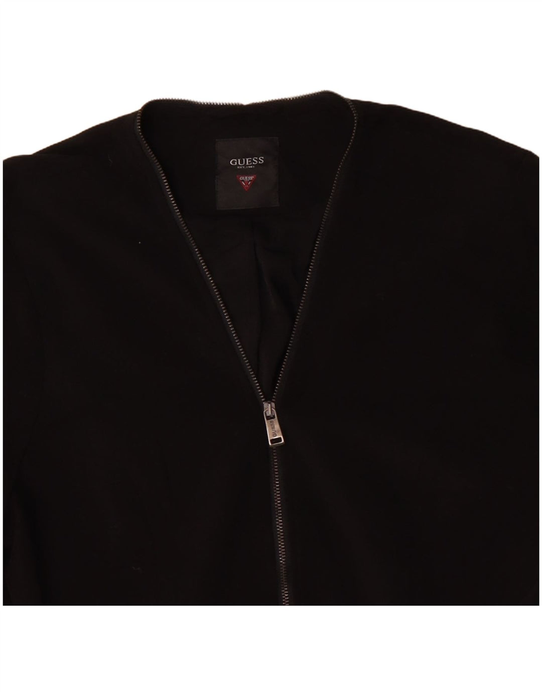 GUESS Γυναικείο σακάκι UK 16 μεγάλο μαύρο πολυεστέρα