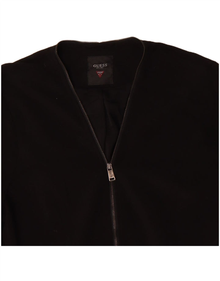 GUESS Γυναικείο σακάκι UK 16 μεγάλο μαύρο πολυεστέρα