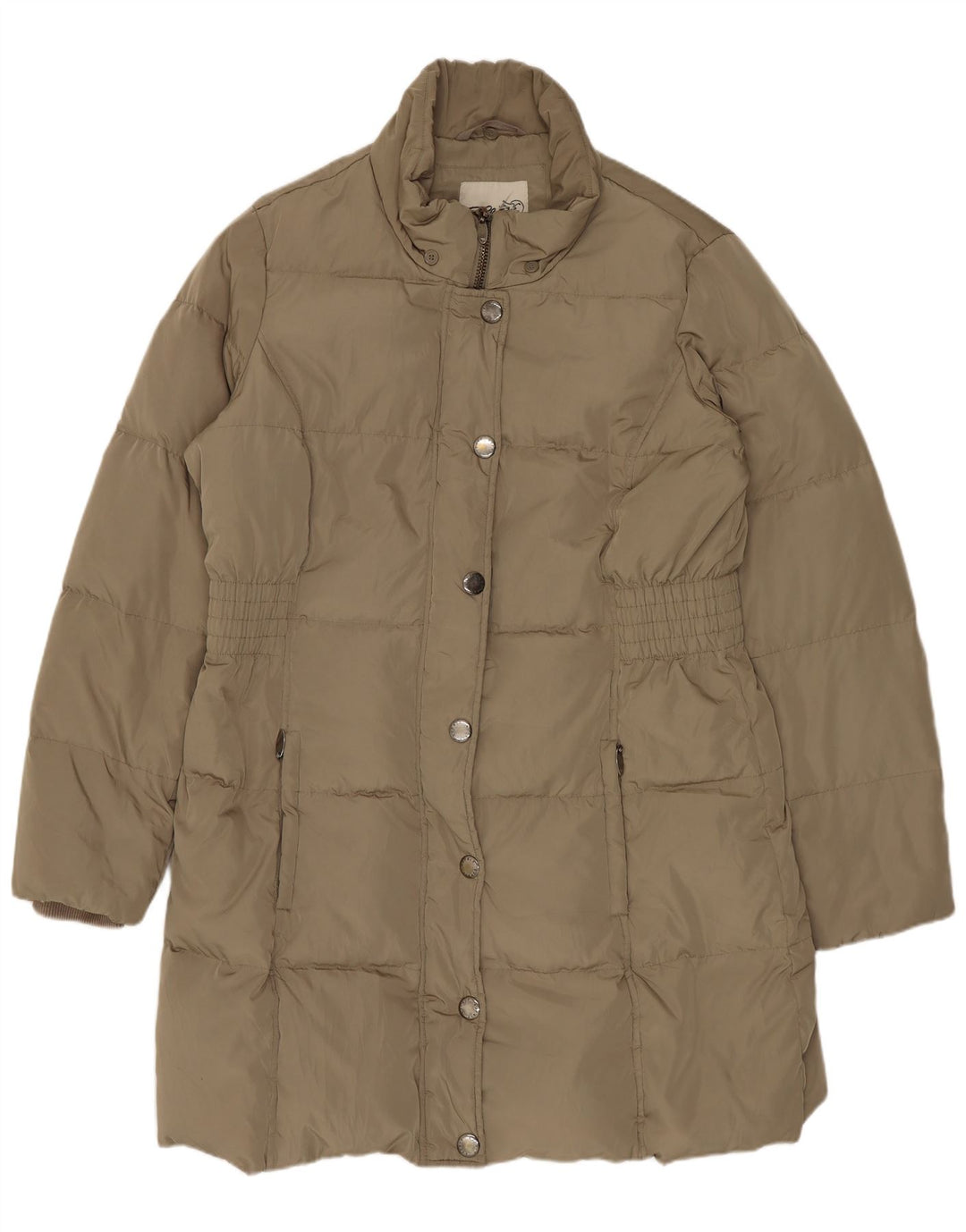 Esprit Γυναικείο παλτό UK 16 Large Khaki Polyester