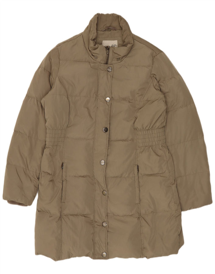 Esprit Γυναικείο παλτό UK 16 Large Khaki Polyester