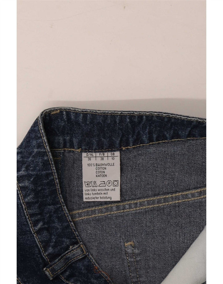 Explorer Γυναικεία Μίνι Τζιν Φούστα UK 10 Small W28 Μπλε Βαμβακερή