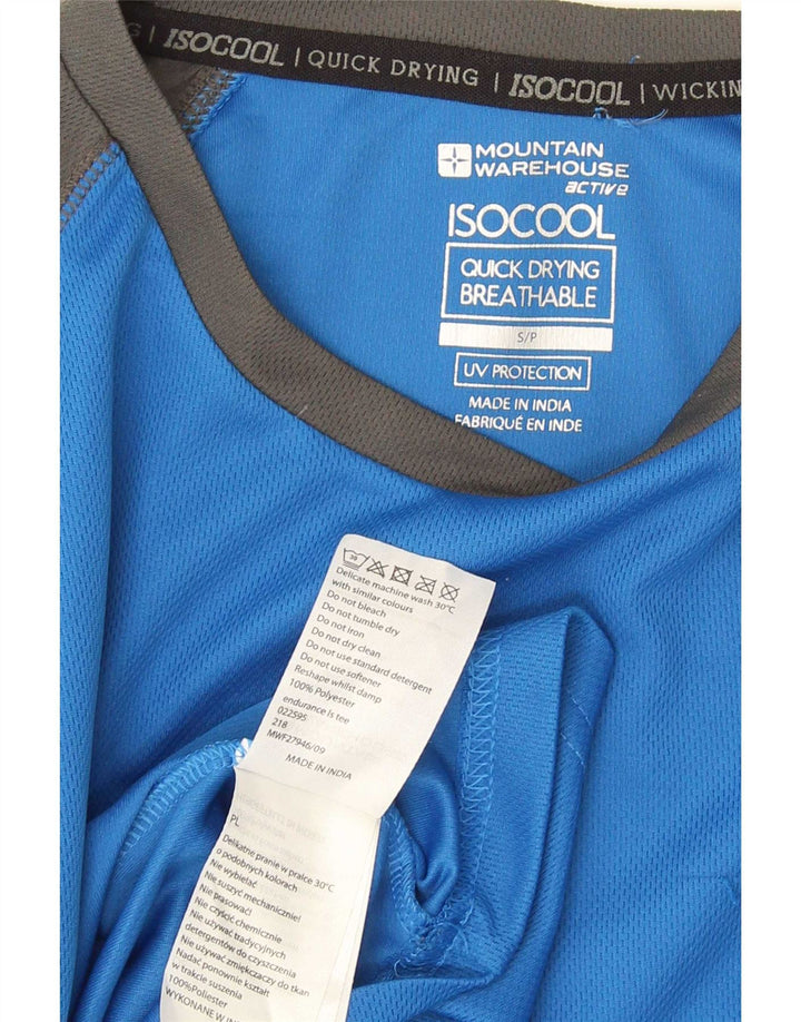 Mountain Warehouse Ανδρικό IsoCool τοπ μακρυμάνικο μικρό μπλε χρώμα