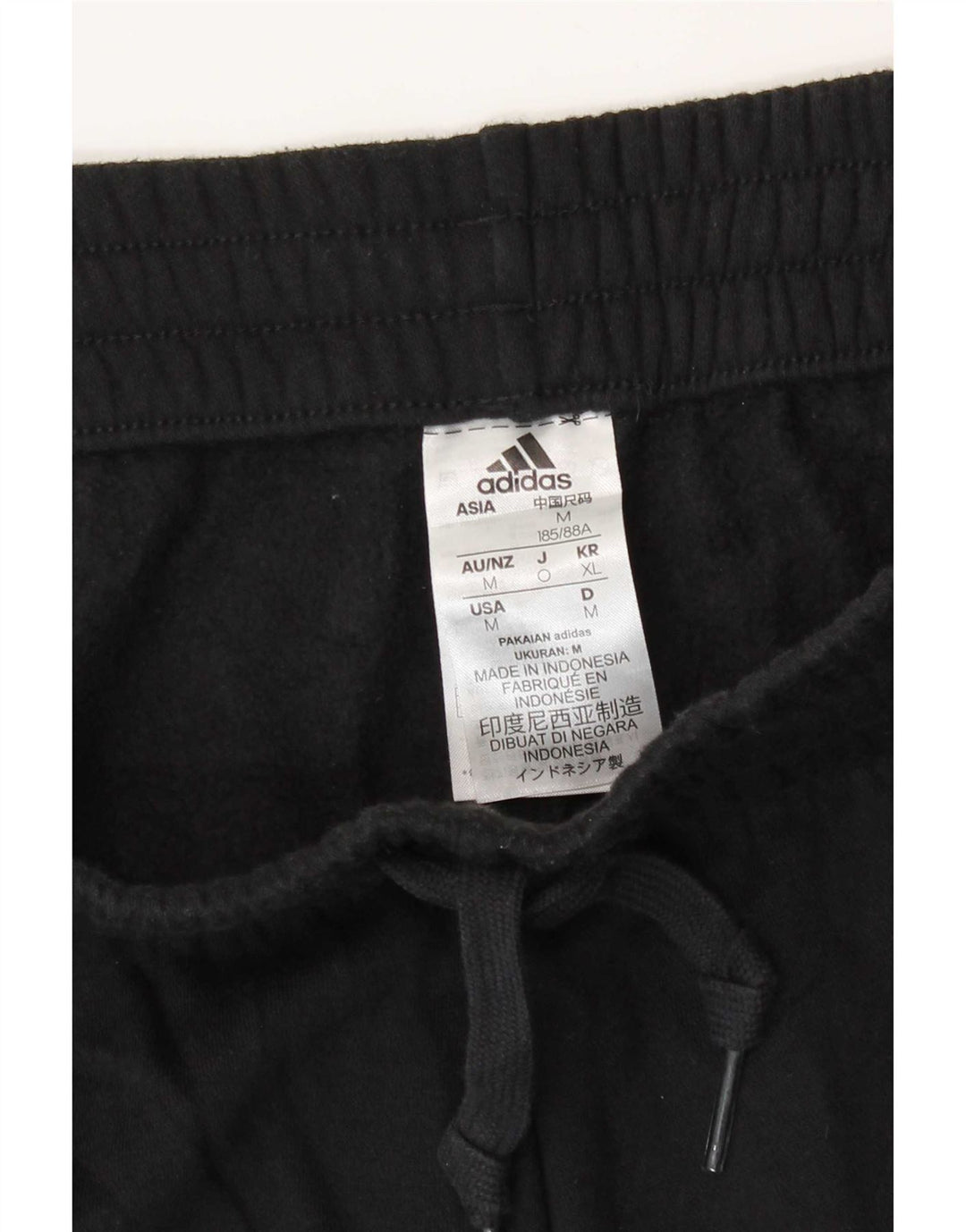 Ανδρική αθλητική φόρμα Adidas, μεσαίο μαύρο βαμβακερό