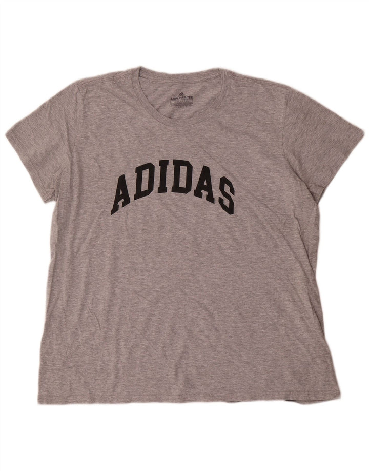 Ανδρικό γραφικό T-Shirt Adidas Top 2XL Γκρι