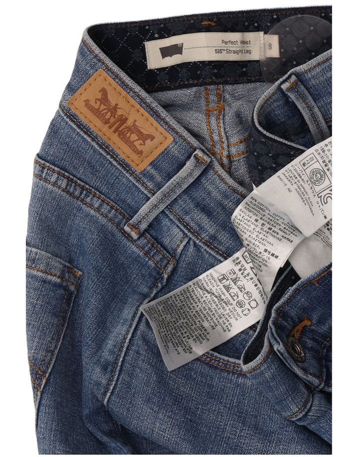 Γυναικείο Levi's 525 Straight Jeans US 8 Medium W30 L30 Μπλε βαμβακερό