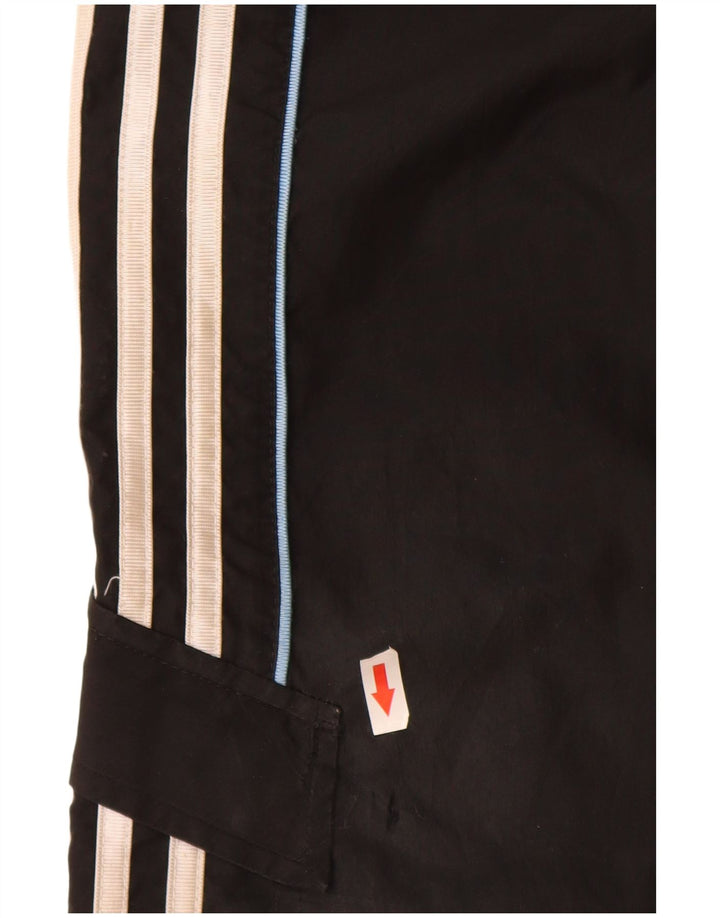Adidas Boys Tracksuit Trousers Joggers 6-7 Years Black Polyester