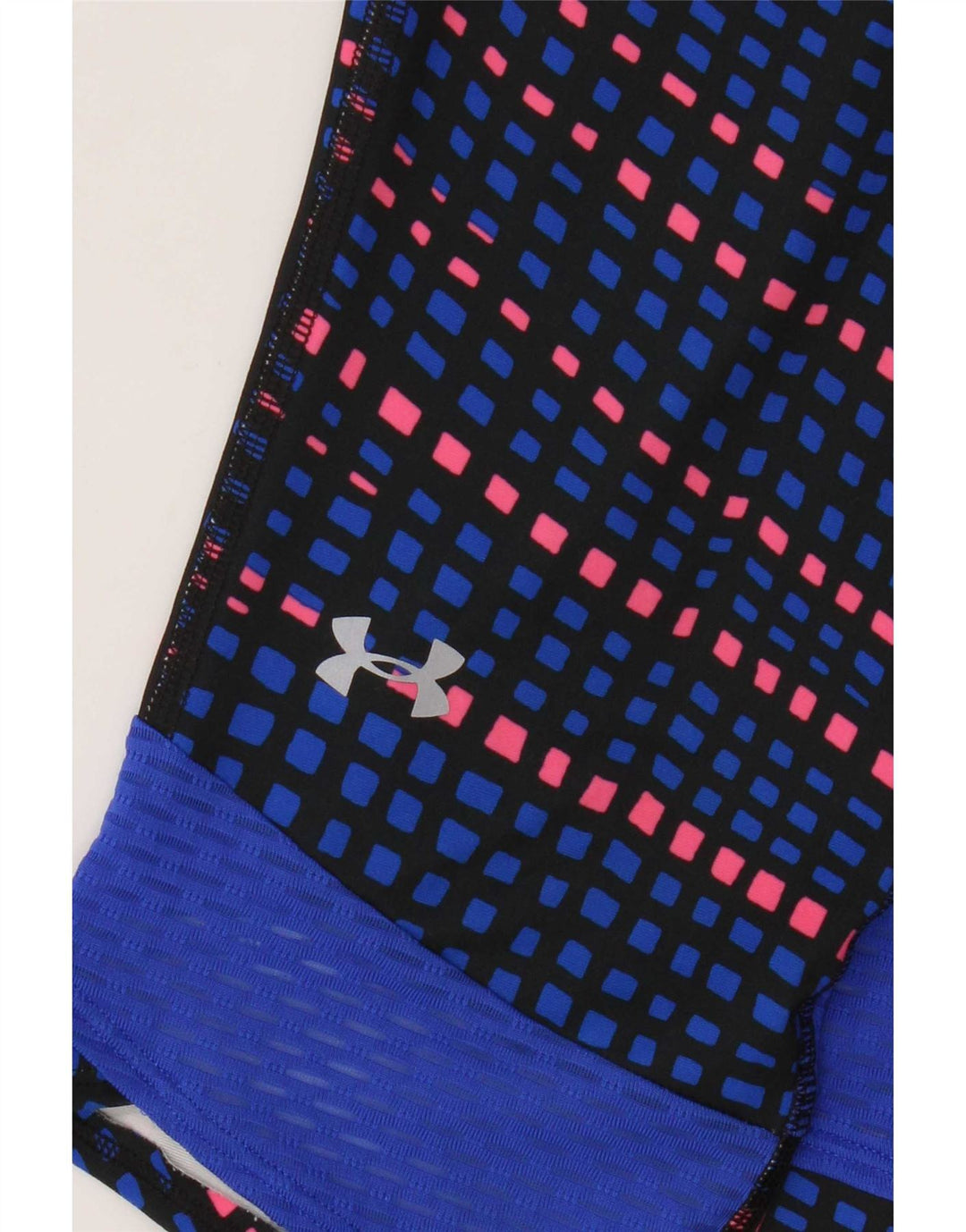 Under Armour Γυναικεία Κάπρι Κολάν UK 12 Medium Blue ριγέ