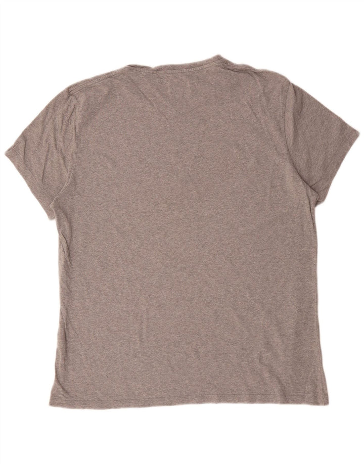 Jack Wills Ανδρικό γραφικό T-Shirt Top μεγάλο γκρι βαμβακερό