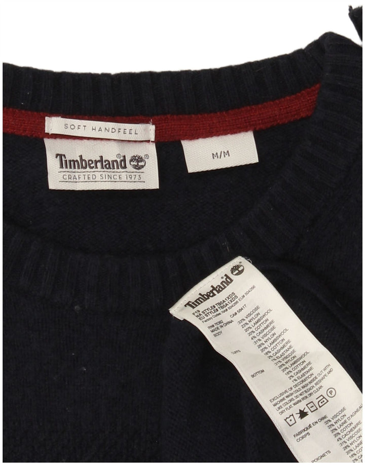 Ανδρικό πουλόβερ Timberland Boat Neck Jumper Medium Navy Blue Viscose