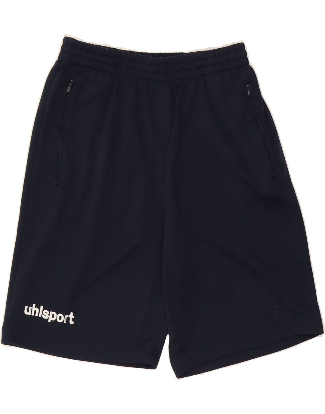 UHLSPORT Mens Sport Shorts Medium Navy Blue Polyester Vintage Uhlsport and Second-Hand Uhlsport from Messina Hembry 
