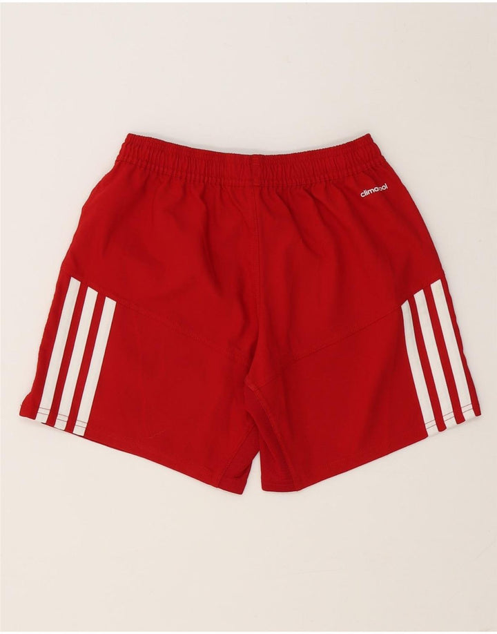 Adidas Γυναικείο Climacool γραφικό αθλητικό σορτς UK 8 Μικρό κόκκινο πολυεστέρα