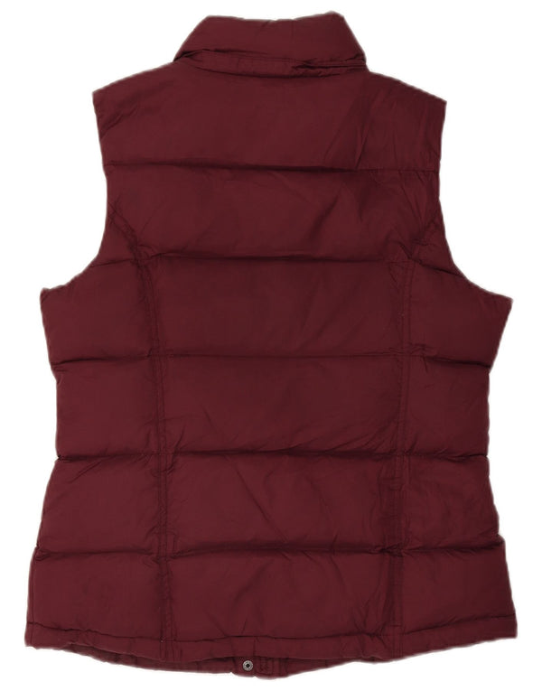 Crew Clothing Γυναικεία padded Gilet UK 12 Medium Maroon Polyester