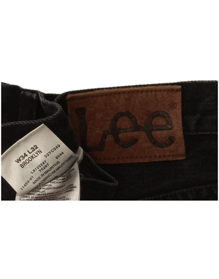 Lee Mens Brooklyn Capri Jeans W34 L23 Γκρι βαμβακερό